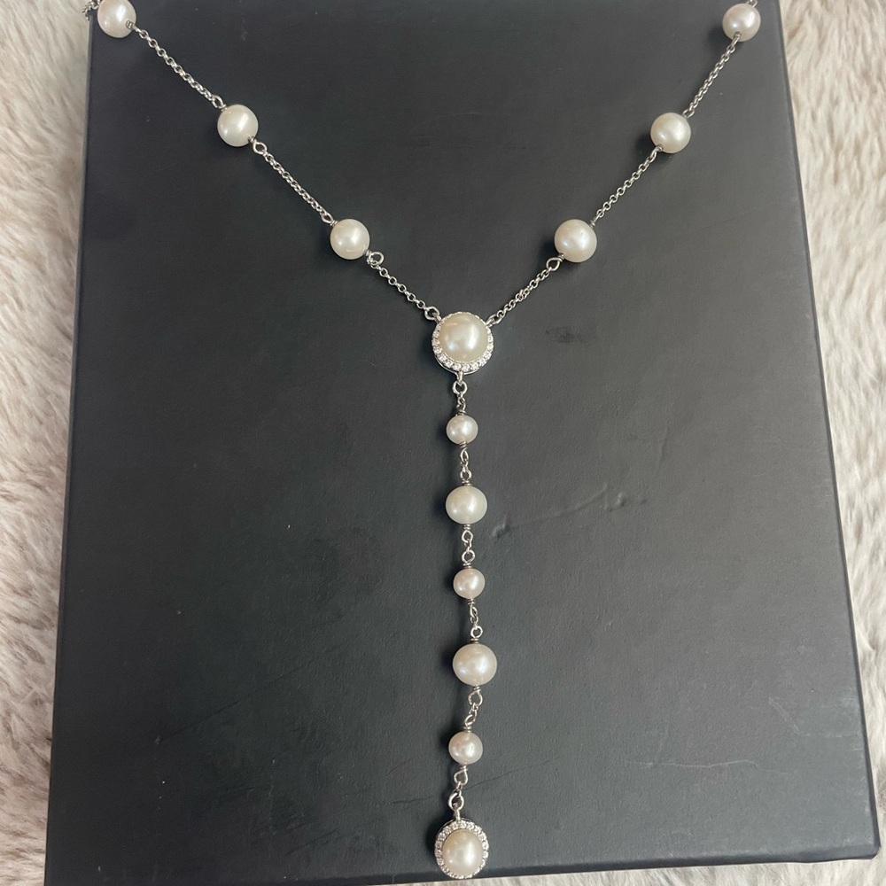 Arabella Pearl Swarovski Necklace